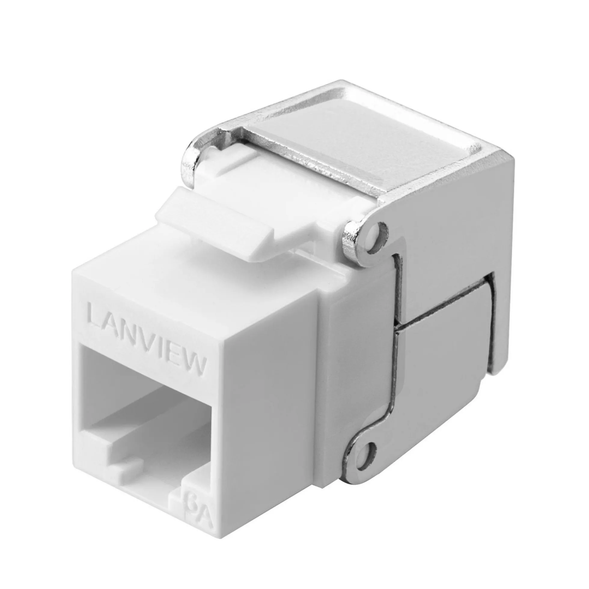 Lanview Cat6a uafskærmet flip jack keystone