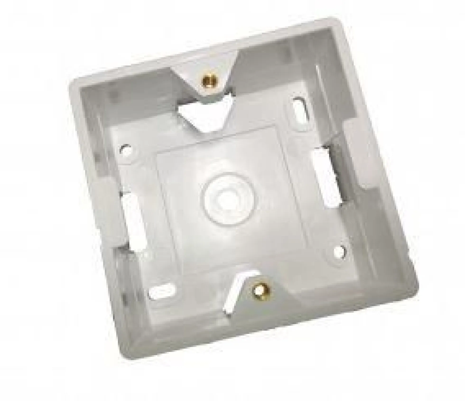 Lanview EURO-bagboks hvid 80x80 mm