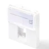 Lanview EURO stikkontakt 1-port modul 45x45 mm