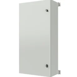 Lanview IP65 vægboks med monteringsplade, rackskab, B:600 x H:1200 x D:300 mm, hvid