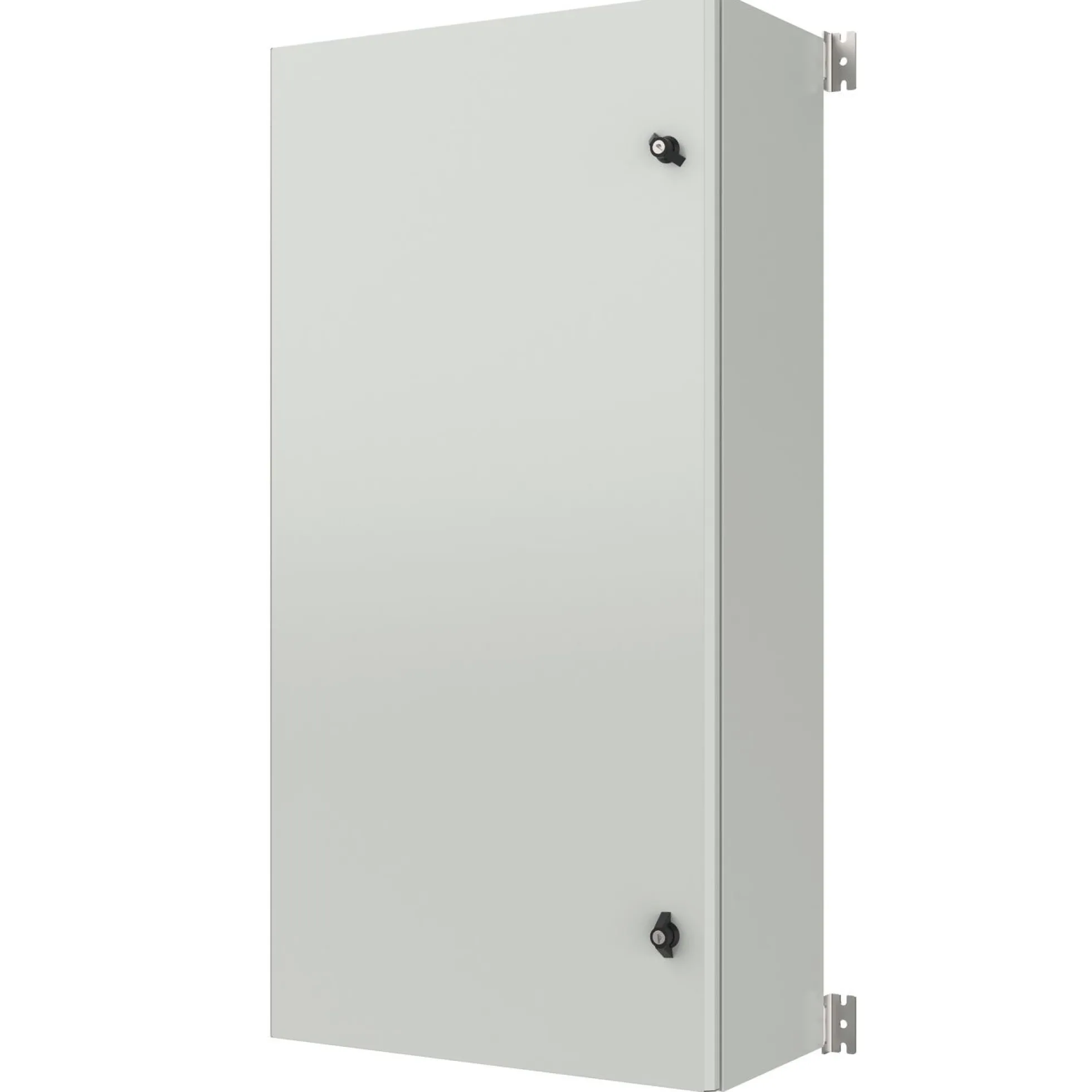 Lanview IP65 vægboks med monteringsplade, rackskab, B:600 x H:1200 x D:300 mm, hvid