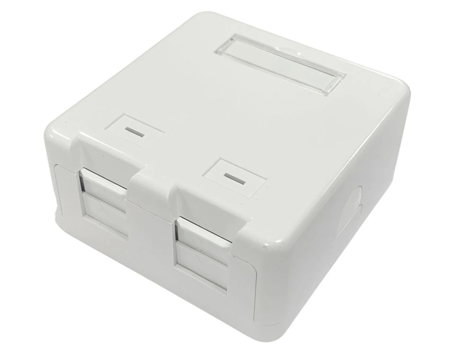 Lanview overflademonteringsboks til 2 x RJ45-stik
