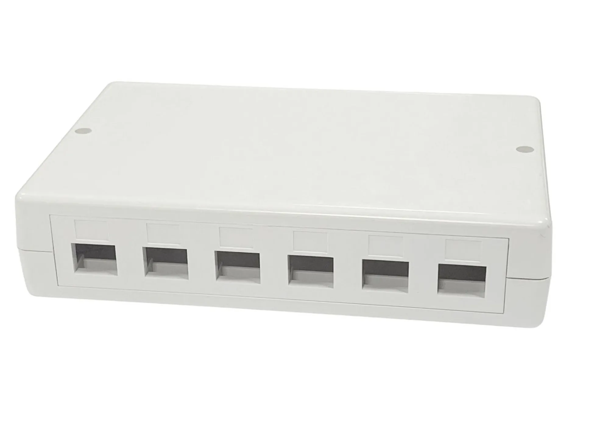 Lanview overflademonteringsboks til 6/12 x RJ45-stik