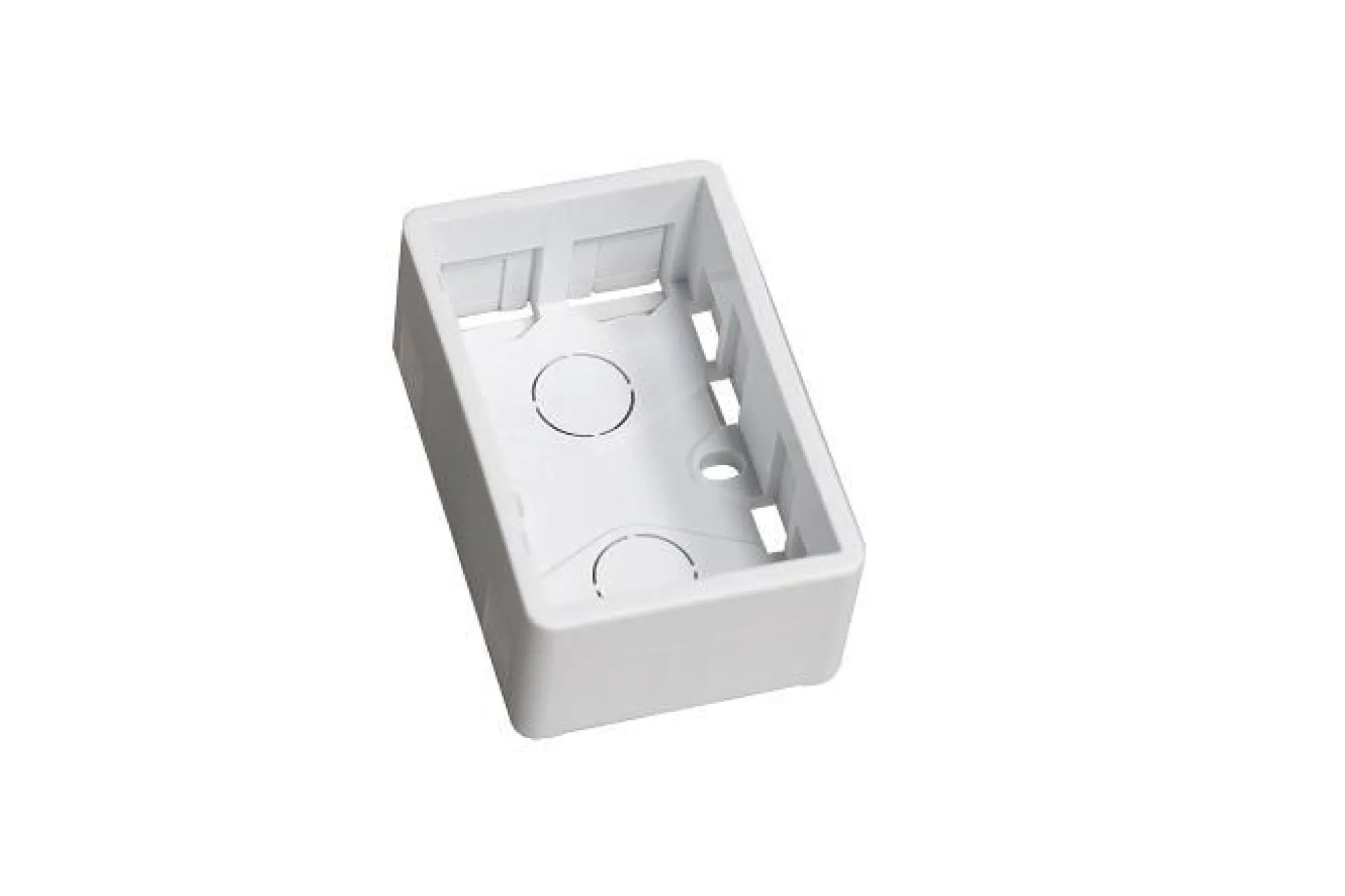 Lanview overflademonteringsboks 1½ modul FUGA FIT hvid