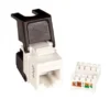 Lanview PRO Cat5e uafskærmet flip jack keystone