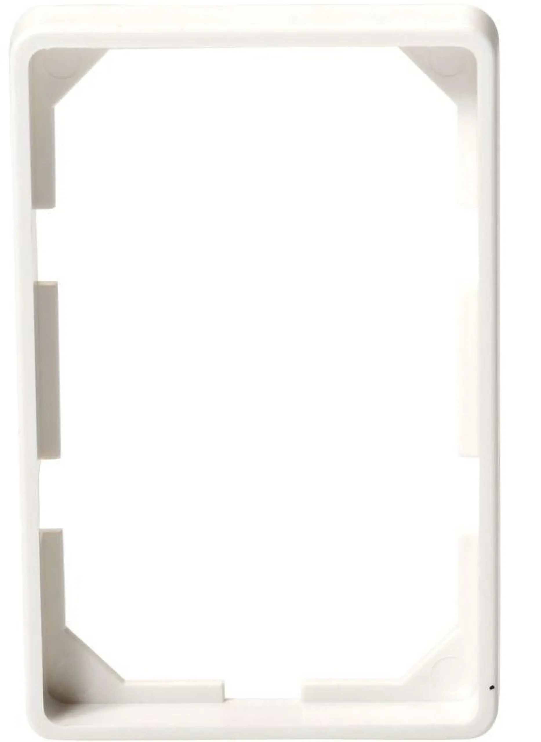 Lanview ramme 50x75 mm LK FUGA hvid