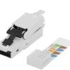 Lanview RJ45 UTP stik, Cat6a, til AWG22-24 solid/stranded leder, værktøjsfrit
