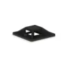 Lanview Selvklistrende stripsholdere, 25 mm x 25 mm, sort