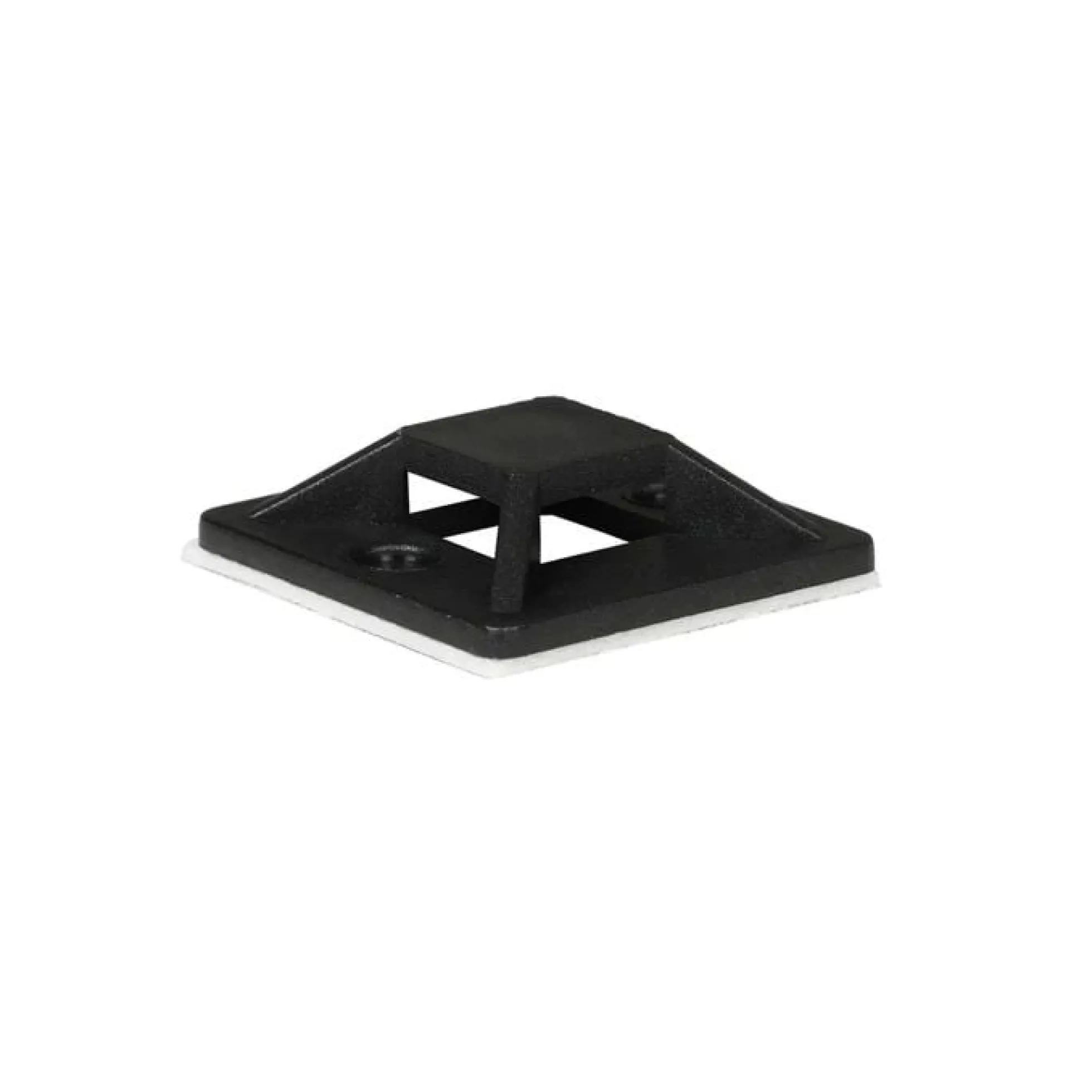 Lanview Selvklistrende stripsholdere, 25 mm x 25 mm, sort