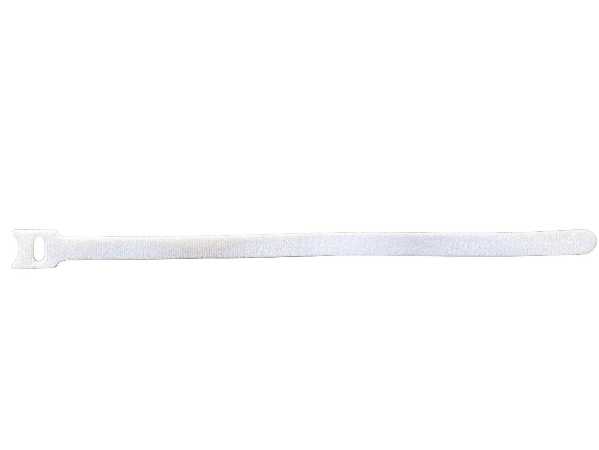 Lanview Velcro strips, 20 centimeter x 12 millimeter, hvid