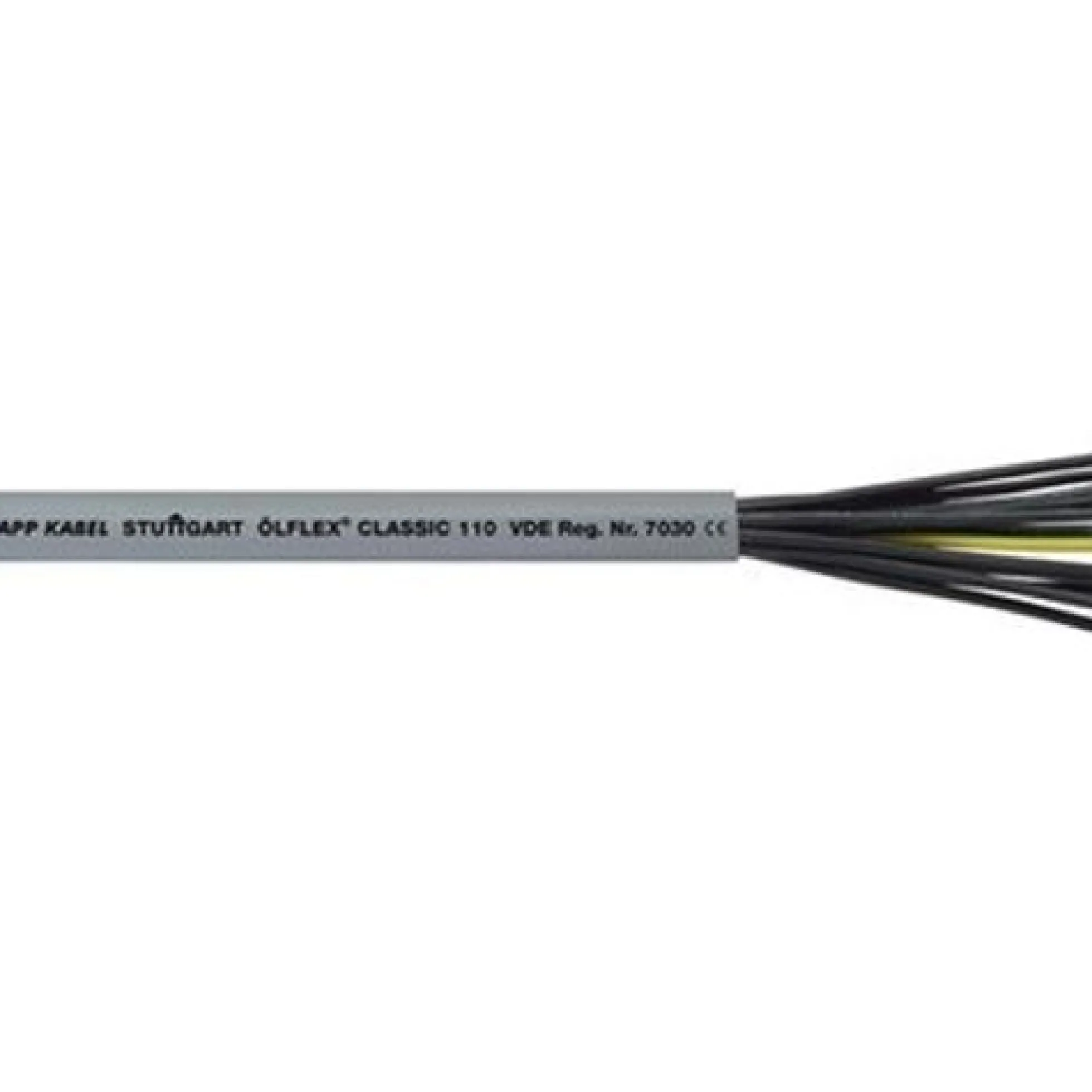 LAPP Styrekabel Ölflex Classic 110, 7G1mm2, grå, Oprindelsesland FR - 100 meter