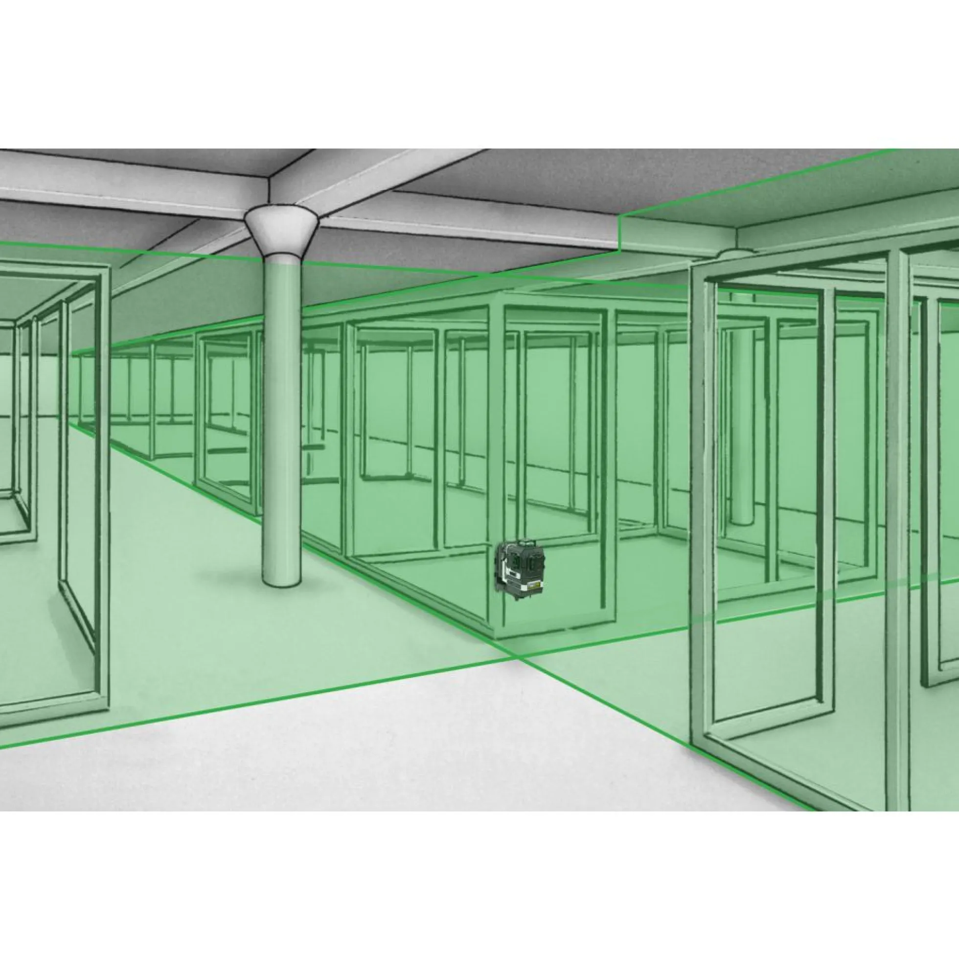 Laserliner Powerplane-Laser 3G Multi, 3x360°
