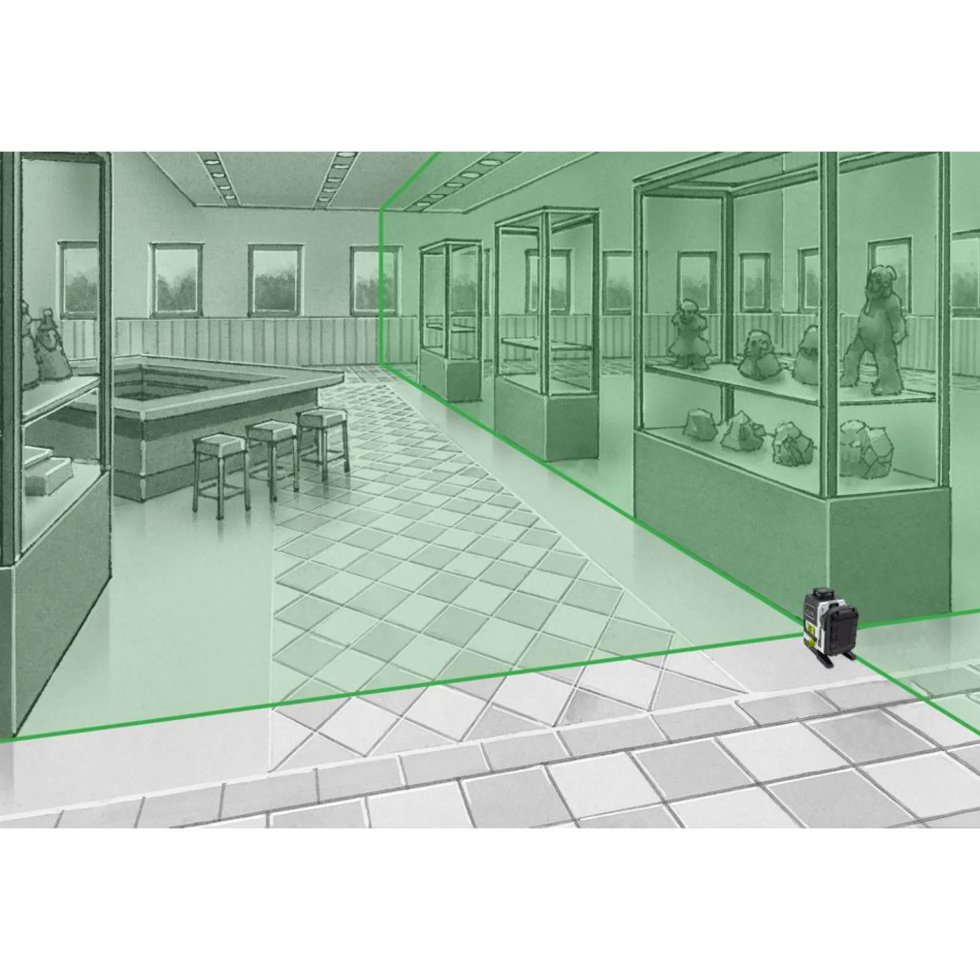 Laserliner Powerplane-Laser 3G Multi, 3x360°