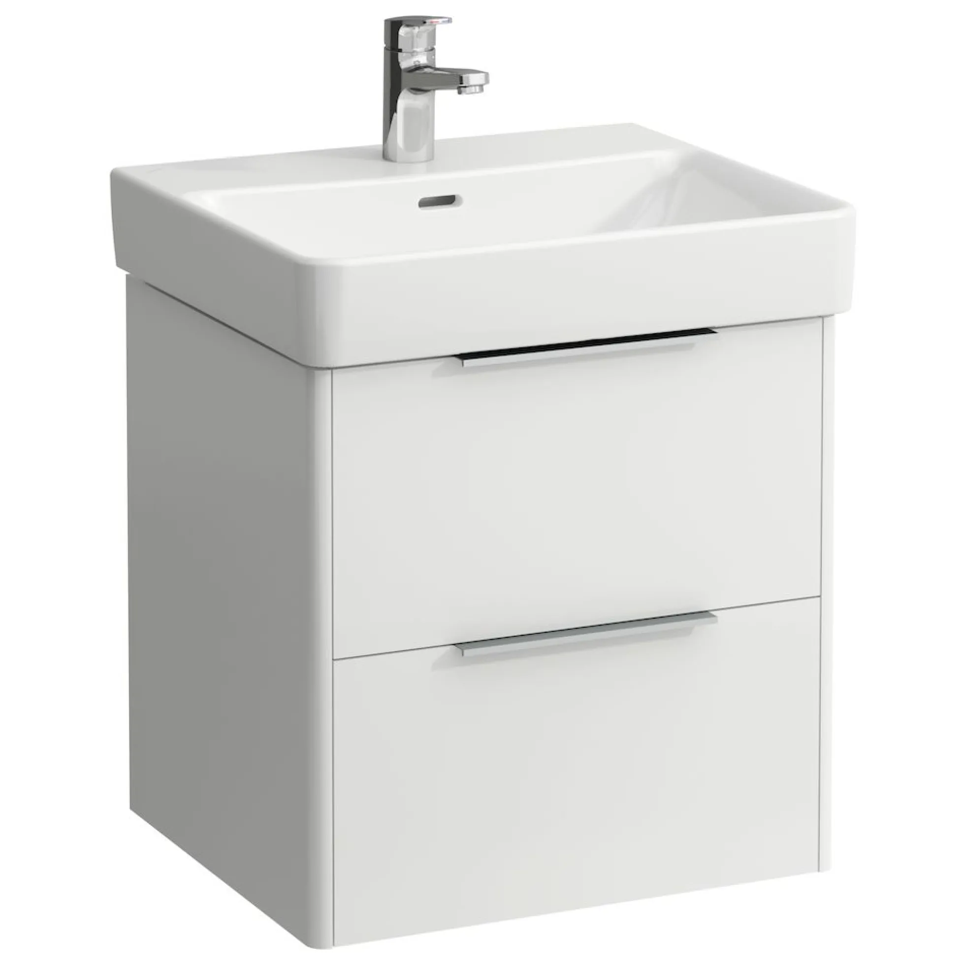 Laufen Base underskab, 2 skuffer, H51,5 cm, mat hvid