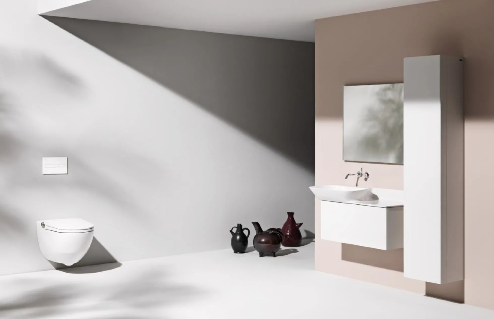 Laufen CLEANET RIVA Rimless, Douchehængeskål 600x395mm. Hvid LCC glasur.