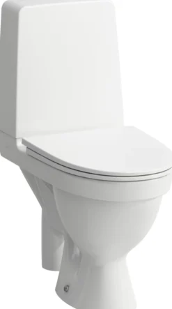 Laufen Kompas Gulvstående toilet med åben S-lås, 650x360mm. Hvid LCC glasur.