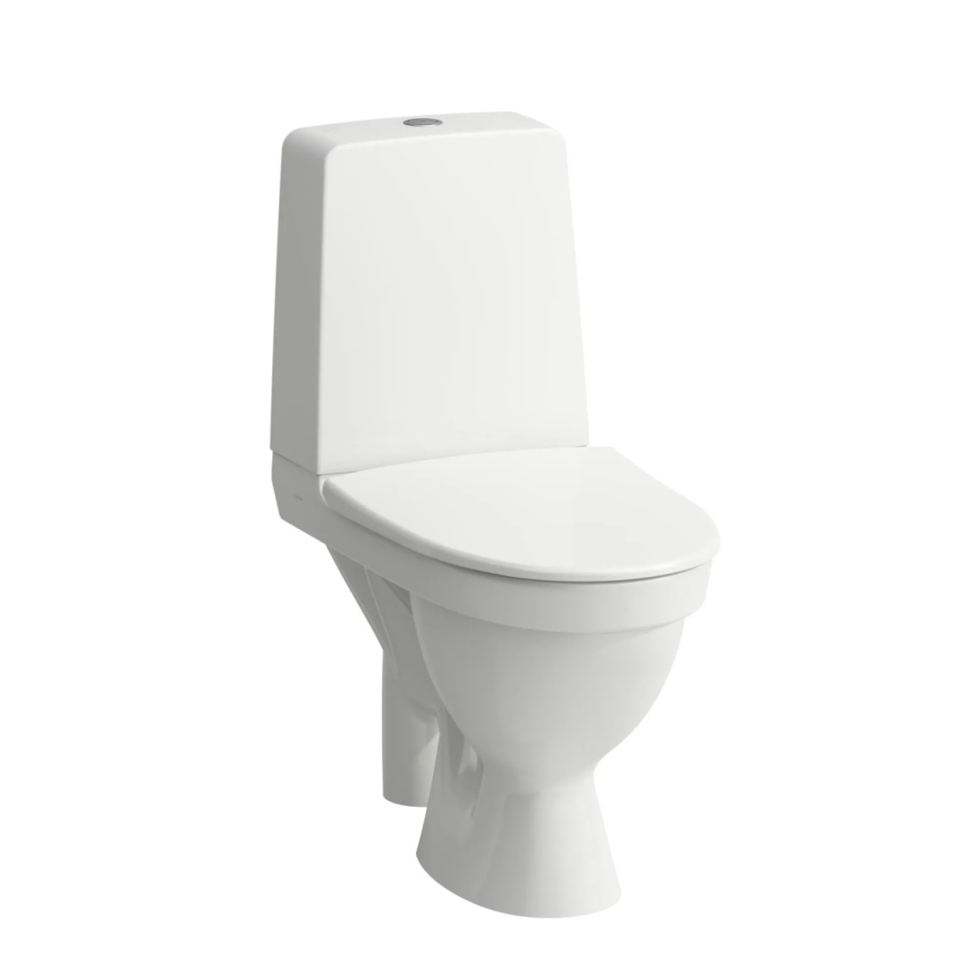 Laufen Kompas Gulvstående toilet med åben S-lås, 650x360mm. Hvid.