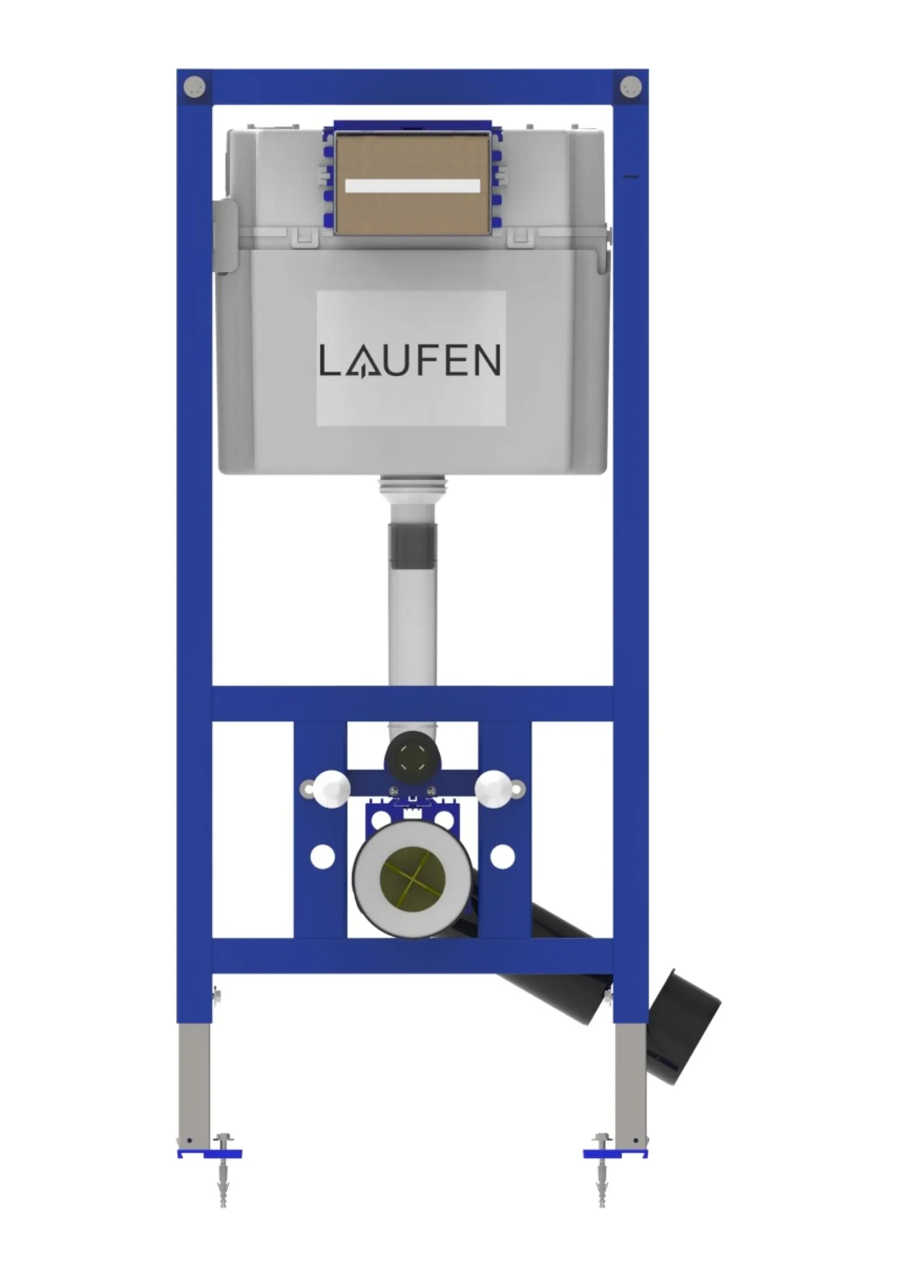 Laufen LIS INEO indbygningscisterne 112 cm, frontbetjent, til væghængte toilet