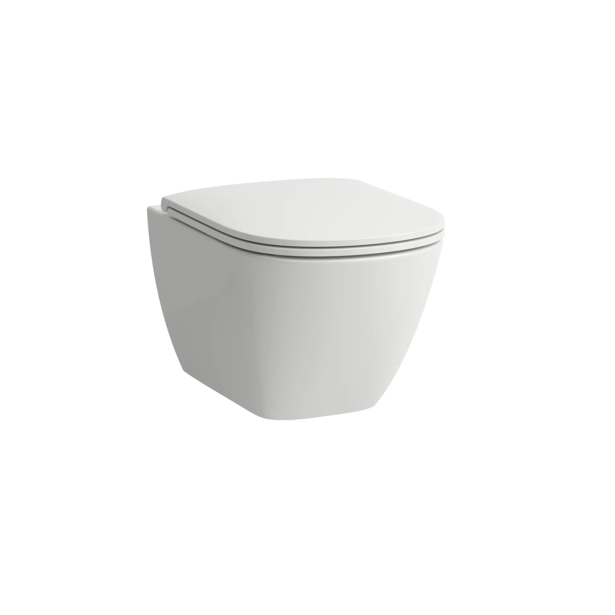 Laufen Lua sampak, Rimless hængeskål inkl. sæde med SoftClose & QuickRelease, hvid