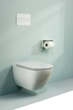 Laufen Lua sampak, Rimless hængeskål inkl. sæde med SoftClose & QuickRelease, hvid