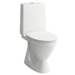 Laufen RIGO Gulvstående toilet, skjult s-lås, limning, 650x360mm. Hvid.