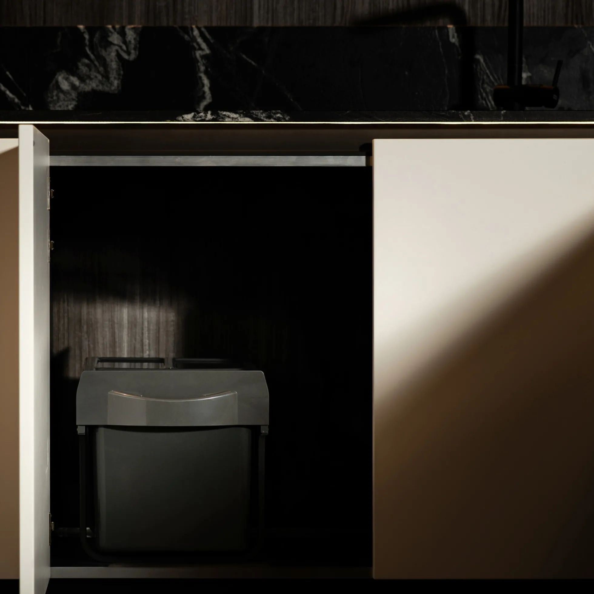 Lavabo Amsterdam affaldssystem, 2 x 16 liter, grå