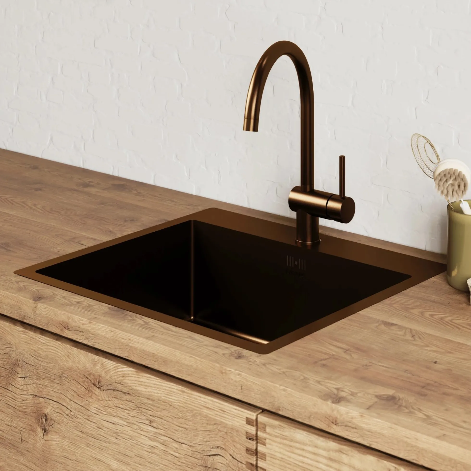 Lavabo Kubus 030 køkkenarmatur, 1-grebs, C-tud