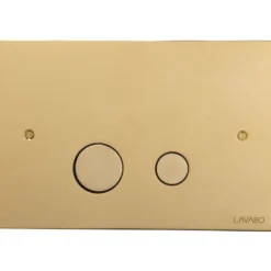 Lavabo Luna trykplade, 2-skyl, til indbygningscisterne, messing
