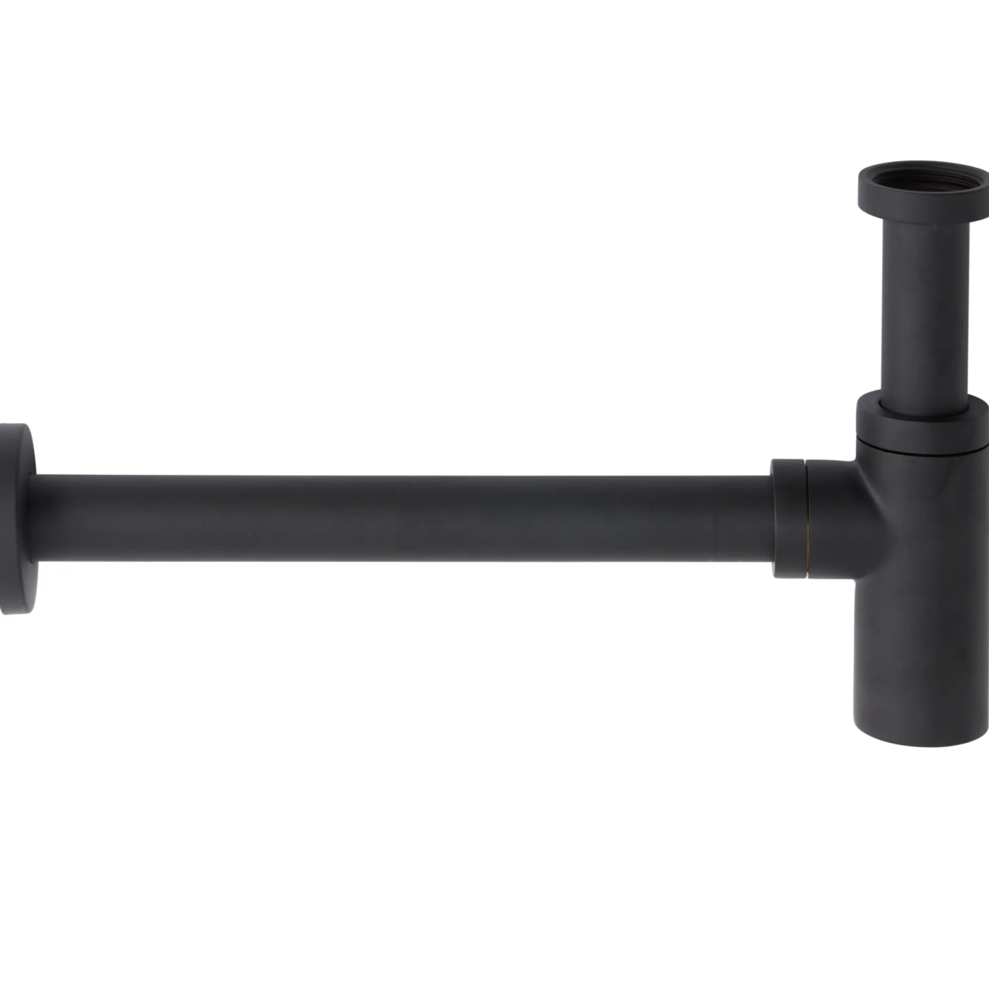 Lavabo Luna vandlås, 1 1/4x32mm til vægmontering, matsort