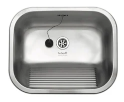 Lavabo Reginox Ottawa vaskekar til nedfældning, 50x40 cm, prop/ovl, mat RF