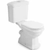Lavabo Retro HIGH toilet, P-lås, krom rør, hvid