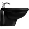 Lavabo Retro væghængt bidet, blank sort