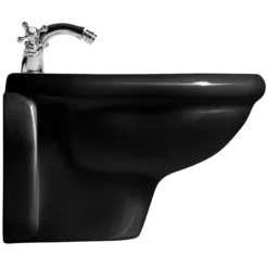 Lavabo Retro væghængt bidet, blank sort