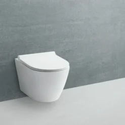 Lavabo Studio NoRim Rimless væghængt toilet med soft close sæde, hvid