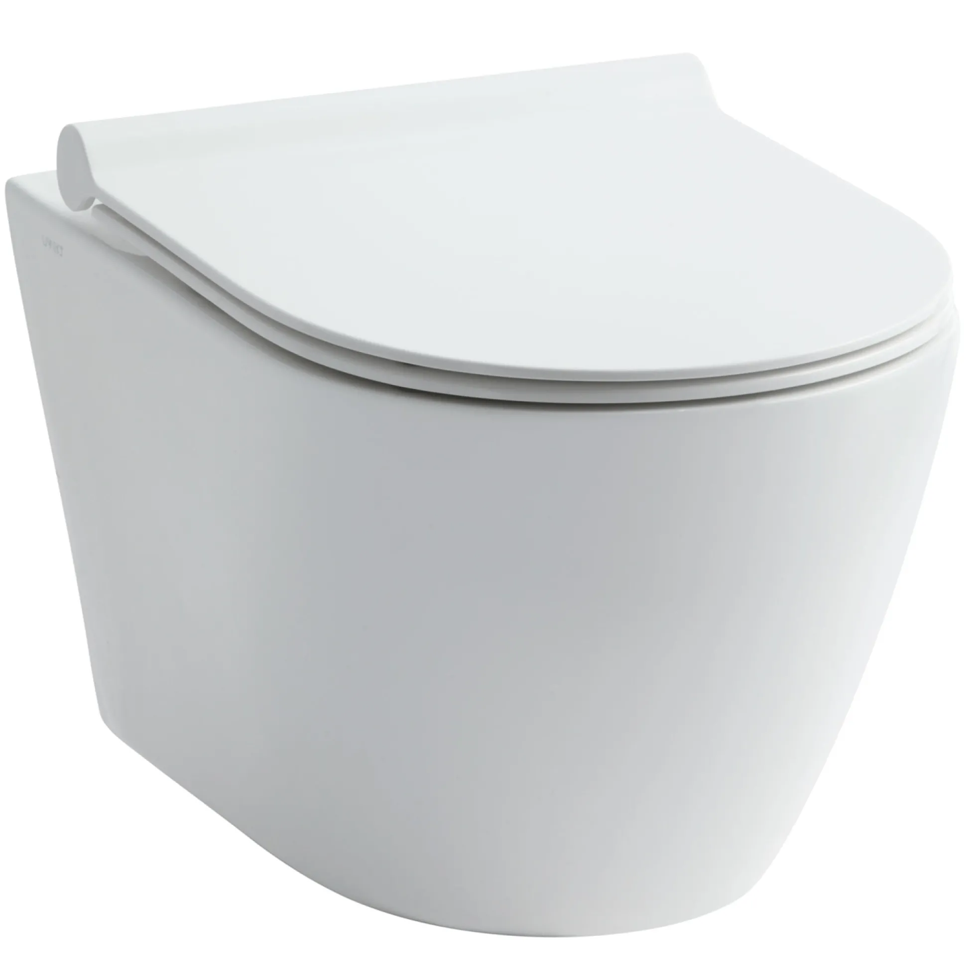 Lavabo Studio NoRim Rimless væghængt toilet med soft close sæde, hvid