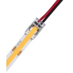 Lavprofil LED strip startstik - 8mm, COB, enkeltfarvet, IP20, 5V-24V