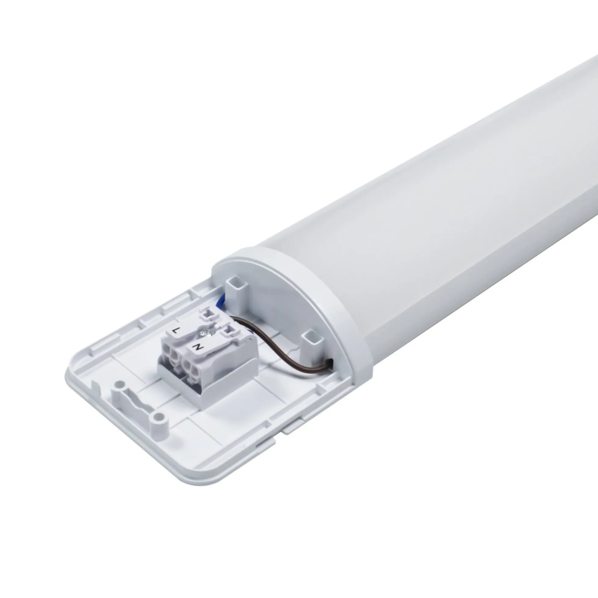 LED armatur, 48W, 150 cm, seriekobling, 230V, CCT justerbar (restsalg)