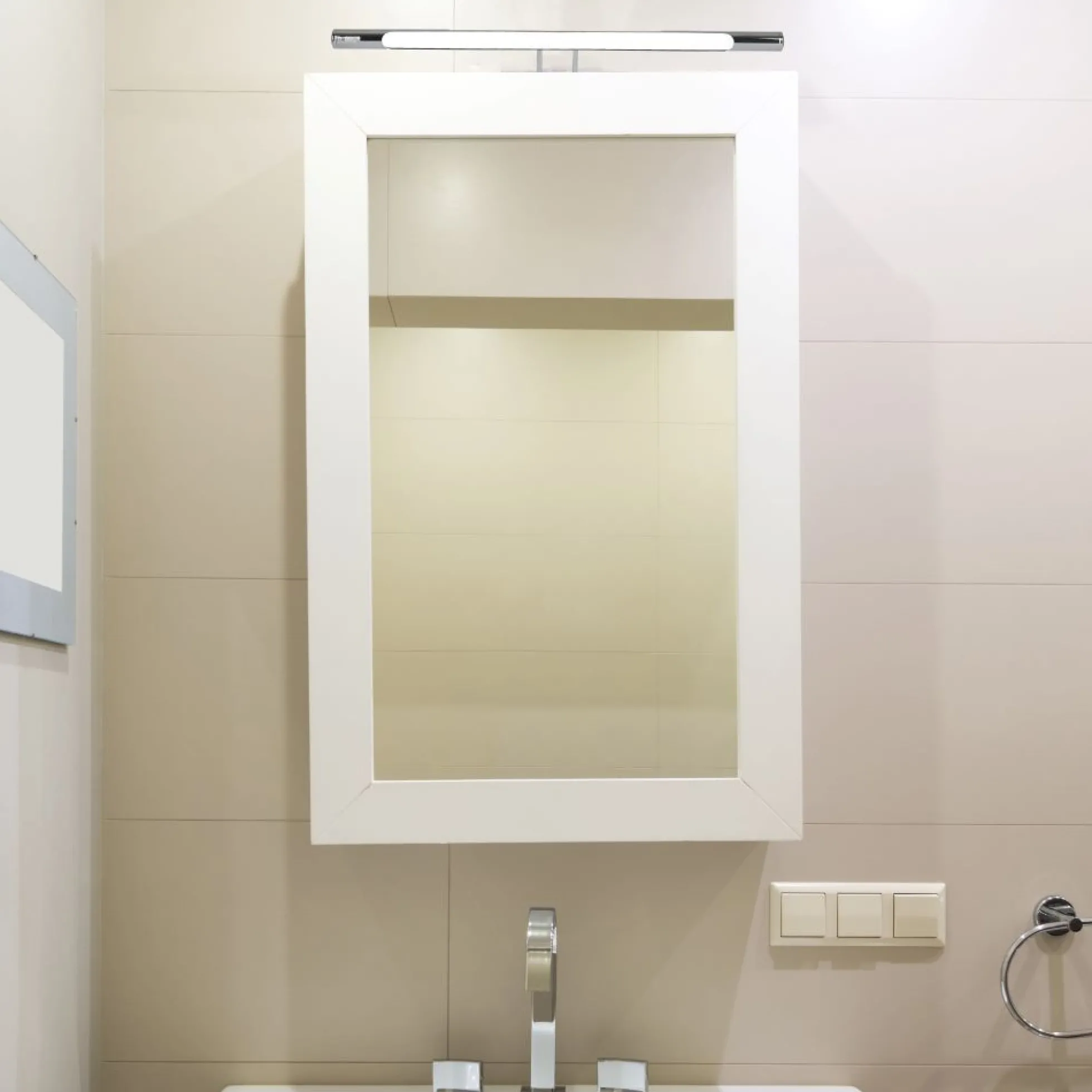 LED billede-/spejllampe, krom, 3000K, Ø640mm, 13W - V-Tac Pro Serie