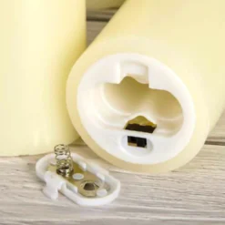 LED bloklys, 15 cm, batteri, indendørs (restsalg)