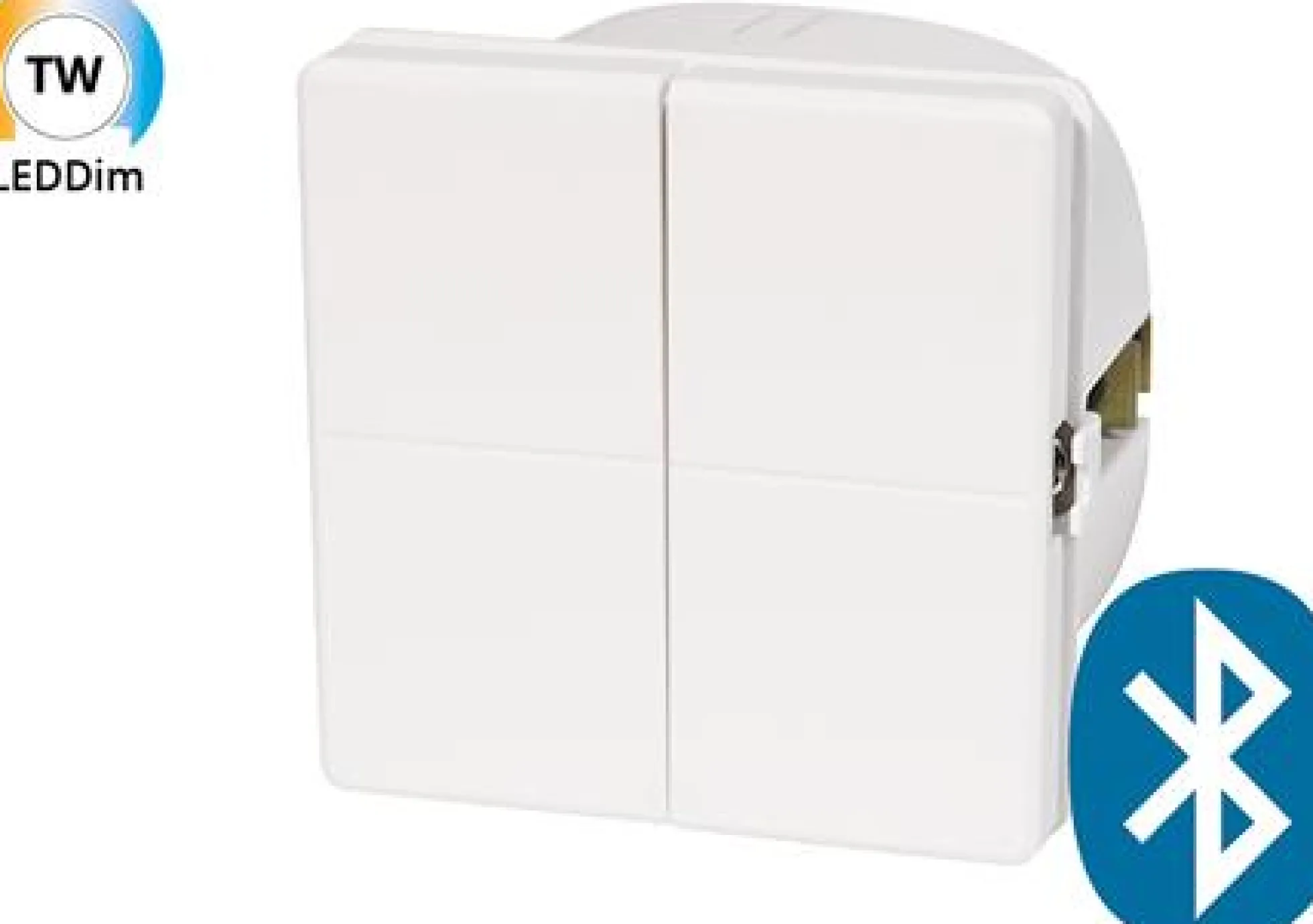 LEDDIM Smart Push II, smart lysdæmper, trådløst tryk, Bluetooth (restsalg)