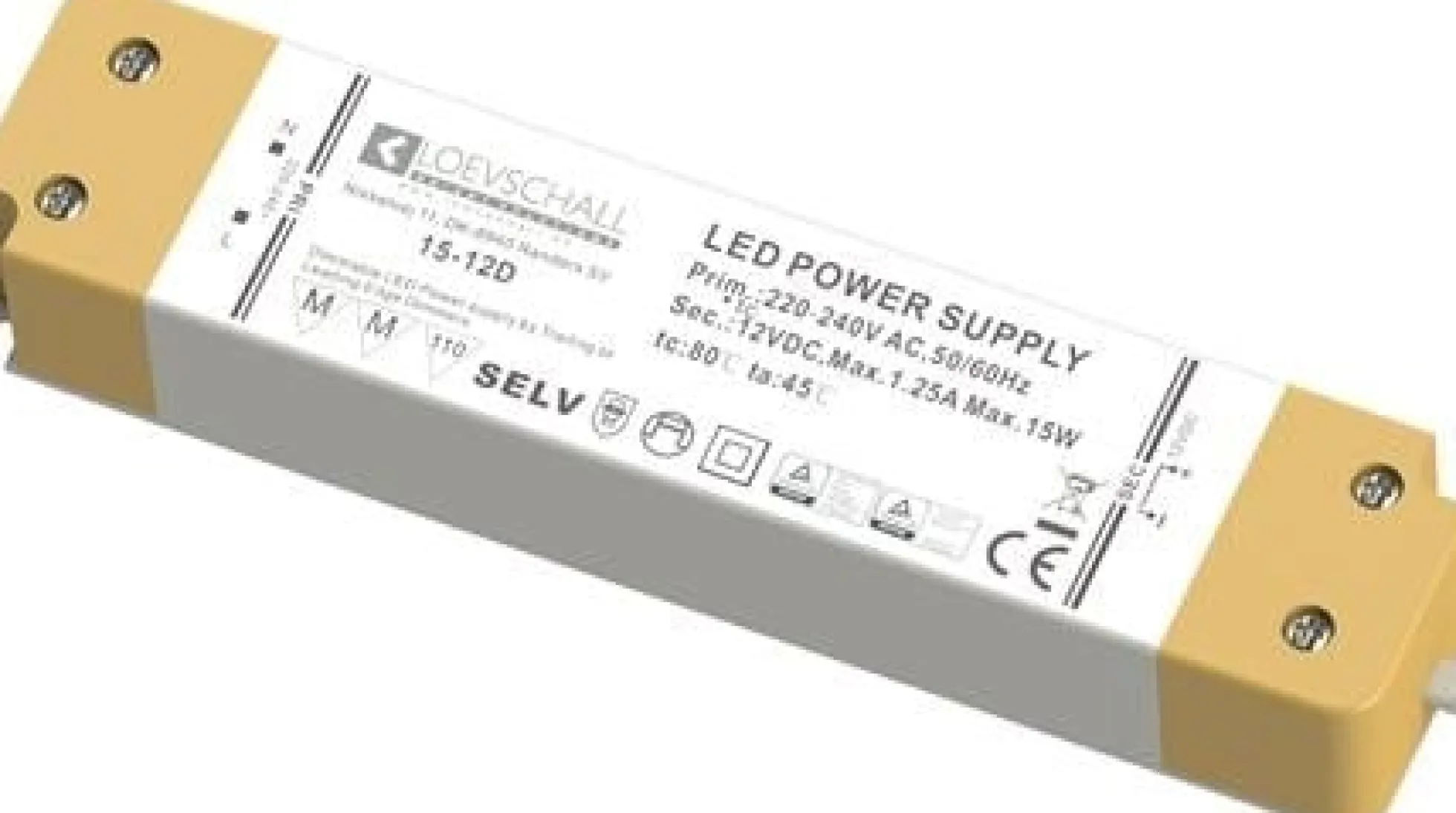 LED driver, 4,5W-15W, dæmpbar og flickerfri