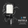 LED Gadelygte, 50W, 6500K, 4270lm, RA70, IP65 - V-Tac