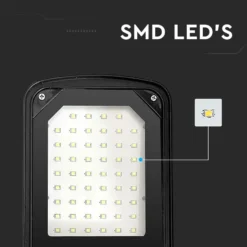 LED Gadelygte, 50W, 6500K, 4270lm, RA70, IP65 - V-Tac