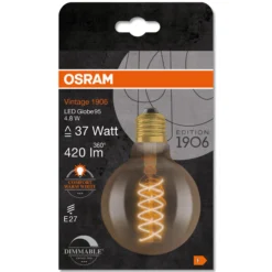 1906 LED gu spiral fil ul tynd 822 E27 dim