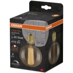 1906 LED gu straight fil ul tynd 822 E27 dim