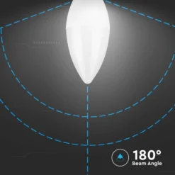 LED Kertepære E14, 4,5W, 3000K, 470lm, RA80 - V-TAC