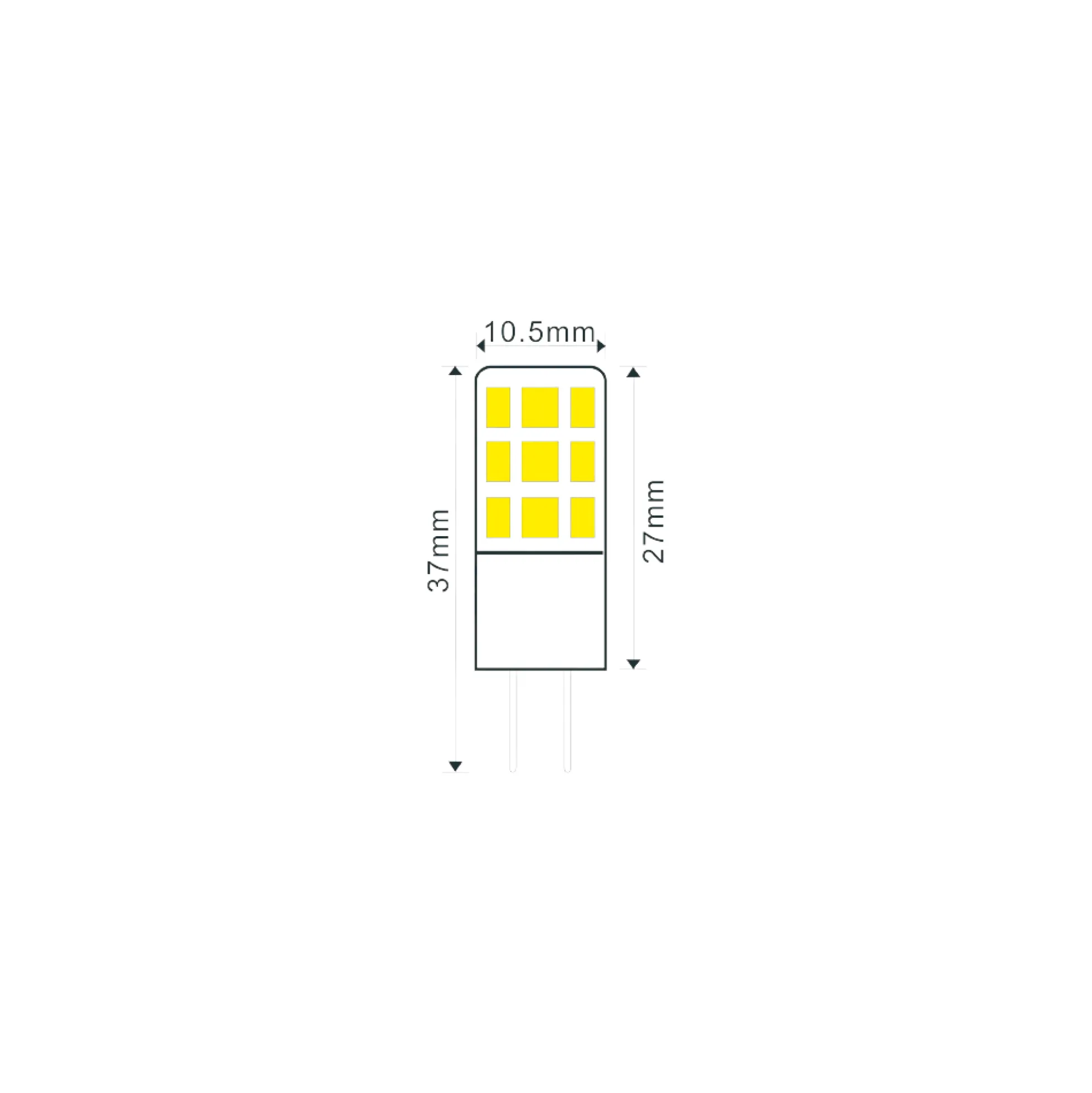 LEDlife G4 LED pære, 2W, 12V AC/DC, G4, Ikke dæmpbar, Varm hvid