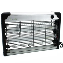 LEDlife insektlampe, 2x10W, indendørs, UV-lys, dækker ca. 80m2