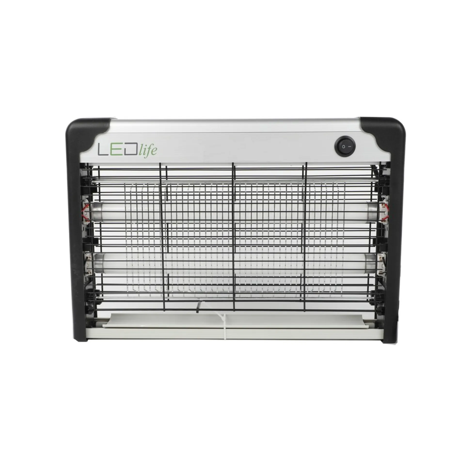 LEDlife insektlampe, 2x10W, indendørs, UV-lys, dækker ca. 80m2