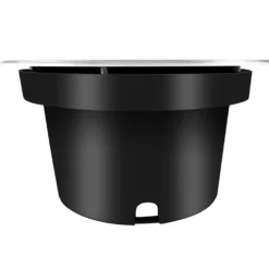 LEDlife nedgravningsspot, 12W, rund, rustfrit stål, 24V AC/DC, ikke dæmpbar, neutral kulør